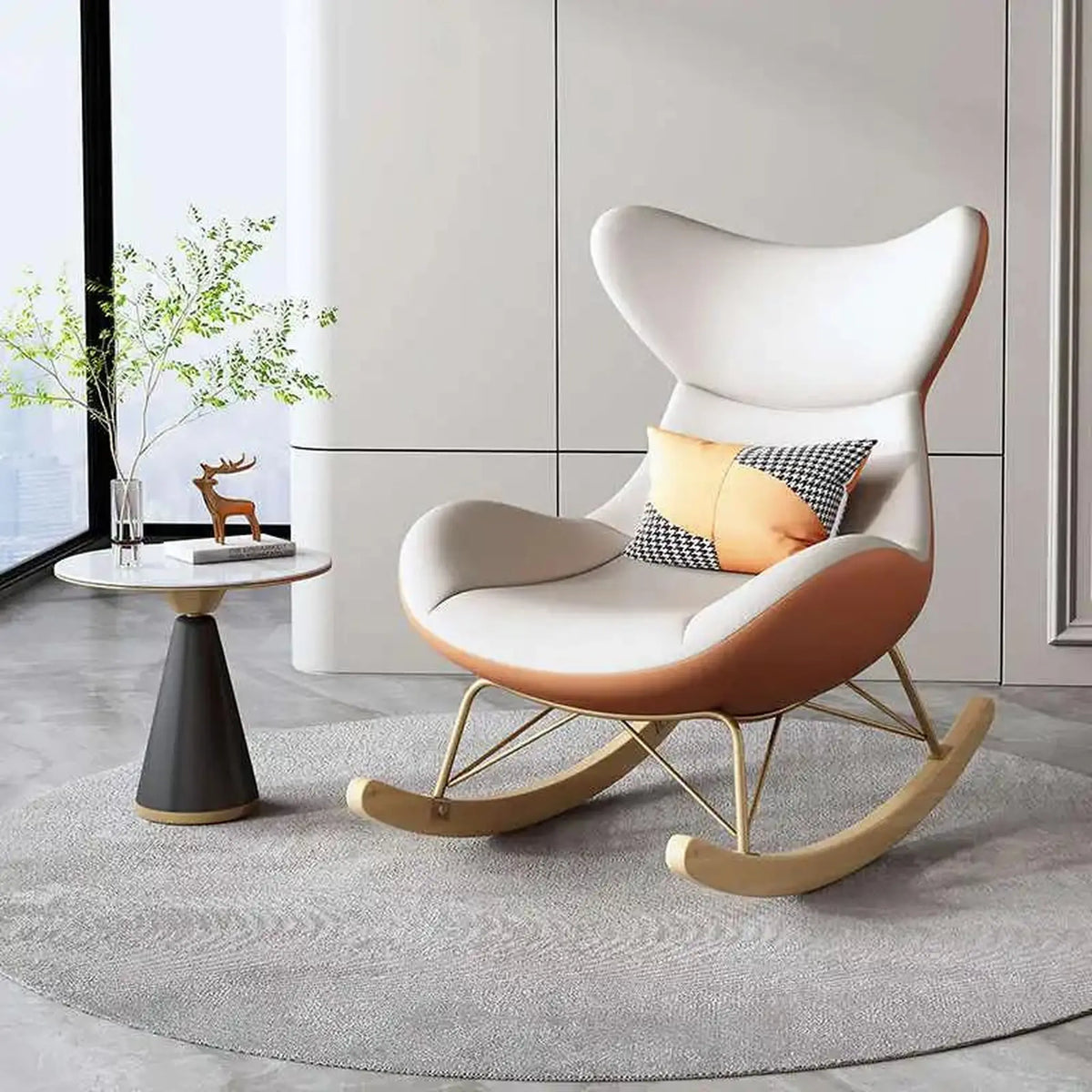 Fauteuils à bascule en tissu