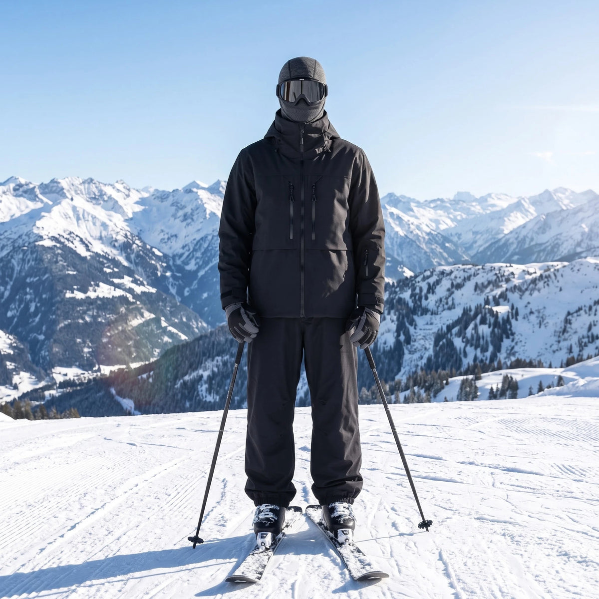 Pack Val d'Isère – tenue complète en haut d'une piste