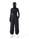 Pantalon de ski unisexe ample 3 couches doublé – Noir